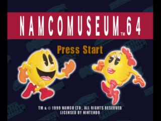 Namco Museum 64 / n64 Title Image