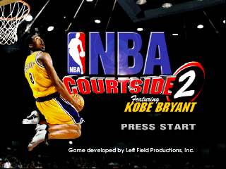 NBA Courtside 2 featuring Kobe Bryant / n64 Title Image
