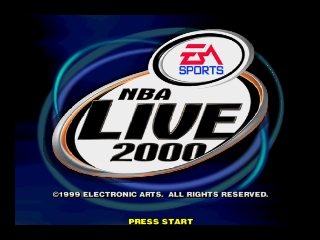 NBA Live 2000 / n64 Title Image