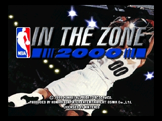 NBA in the Zone 2000 / n64 Title Image