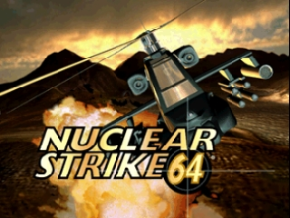 Nuclear Strike 64 / n64 Title Image