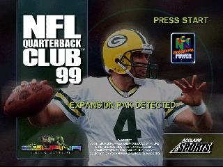 NFL Quarterback Club 99 / n64 Title Image