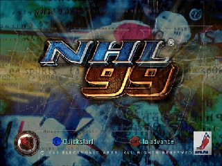 NHL 99 / n64 Title Image