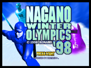 Nagano Winter Olympics 98 / n64 Title Image