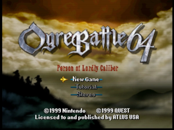 Ogre Battle 64 - Person of Lordly Caliber / n64 Title Image