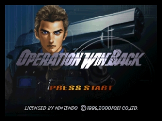 Operation WinBack / n64 Title Image