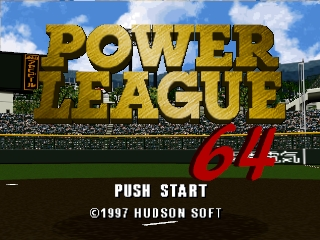 Power League 64 / n64 Title Image