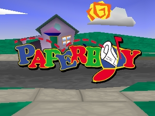 Paperboy / n64 Title Image