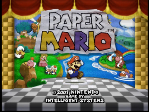 Paper Mario / n64 Title Image