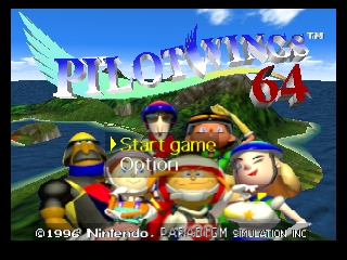 Pilotwings 64 / n64 Title Image