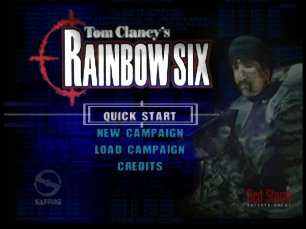 Tom Clancys Rainbow Six / n64 Title Image