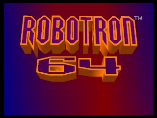 Robotron 64 / n64 Title Image