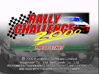 Rally Challenge 2000 / n64 Title Image