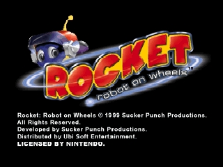 Rocket - Robot on Wheels / n64 Title Image