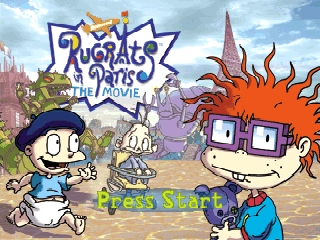 Rugrats in Paris - The Movie / n64 Title Image