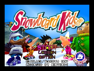 Snowboard Kids / n64 Title Image
