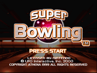 Super Bowling / n64 Title Image
