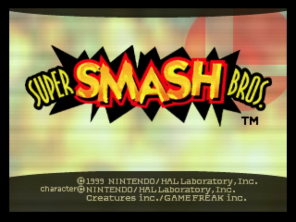 Super Smash Bros / n64 Title Image