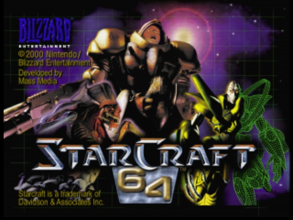 Starcraft 64 / n64 Title Image