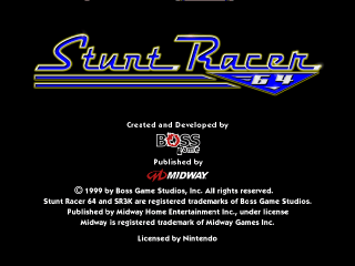 Stunt Racer 64 / n64 Title Image