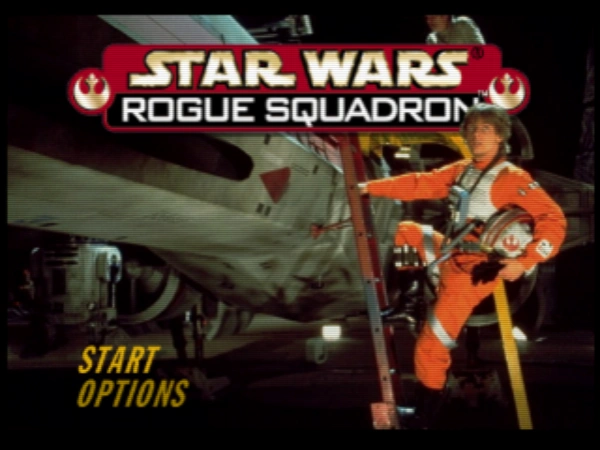 Star Wars- Rogue Squadron / n64 Title Image