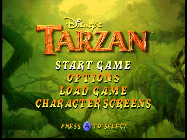 Tarzan / n64 Title Image