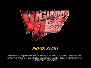 Vigilante 8 / n64 Title Image