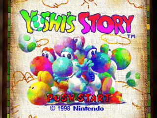 Yoshis Story / n64 Title Image