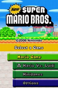 New Super Mario Bros / nds Title Image