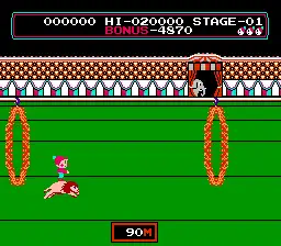 Circus Charlie / nes Snap Image