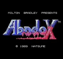 Abadox / nes Title Image