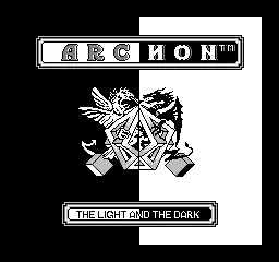 Archon - The Light and the Dark / nes Title Image