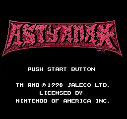 Astyanax / nes Title Image