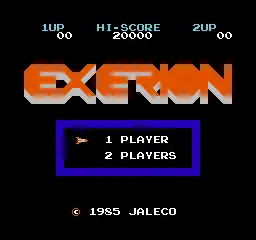 Exerion / nes Title Image