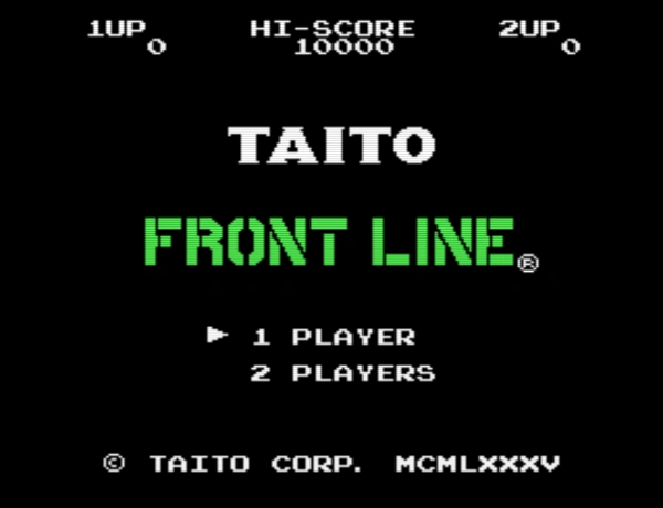 Front Line / nes Title Image