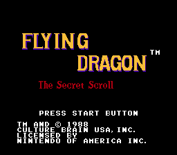 Hiryuu no Ken - Ougi no Sho / nes Title Image
