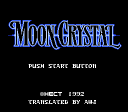 Moon Crystal / nes Title Image