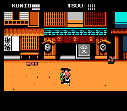 Downtown Special Kunio-kun's Historical Period Drama! / nes Title Image