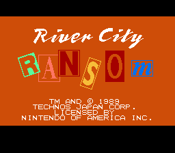 River City Ransom / nes Title Image