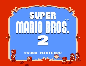 Super Mario Bros 2 / nes Title Image