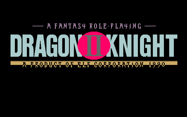 Dragon Knight 2 / pc98 Title Image