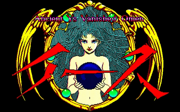 YS 1- Ancient Ys Vanished Omen / pc98 Title Image