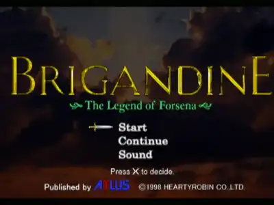 Brigandine - The Legend of Forsena / ps Title Image