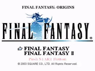 Final Fantasy Origins / ps