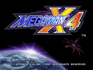 Megaman X4 / ps Title Image