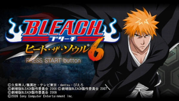 Bleach Heat the Soul 6 / psp Title Image
