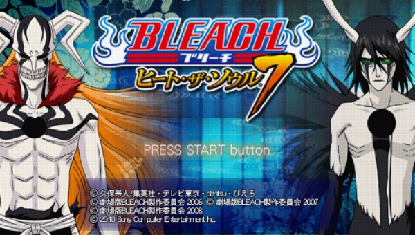 Bleach Heat the Soul 7 / psp Title Image