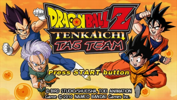 Dragon Ball Z Tenkaichi Tag Team / psp Title Image