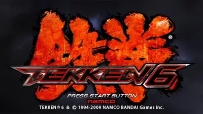 Tekken 6 Bloodline Rebellion / psp Title Image