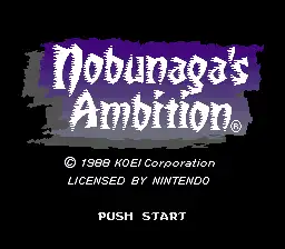 Nobunaga's Ambition / snes